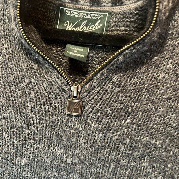 Vintage women’s Woolrich Zip neck Sweater size xl - Picture 4 of 9